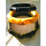 vintage trio bakelite bangle bracelets