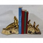 z vintage mcclelland gilded seal bookends