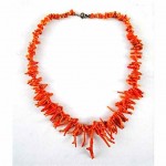 antique 19th century natural coral necklace