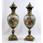 antique pair french sevres urns z