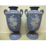 vintage 1900s nippon moriage wedgwood urns z