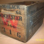 vintage 1910s winchester ammunition wooden box