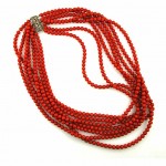 vintage 1930s natural coral necklace