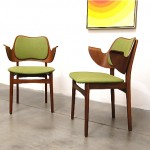 vintage 1950s hans olsen danish modern chairs