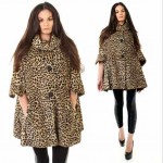 vintage 1960s faux leopard coat