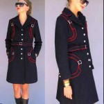 vintage 1960s mod peck & peck wool coat