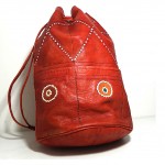vintage 1970s navajo leather rucksack