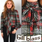 vintage 1980s bill blass silk blouse