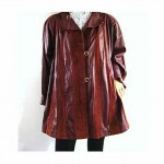 vintage 1980s italian leather and suede coat