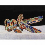 vintage art deco egyptian revival brooch