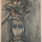 vintage bernard buffet lithograph