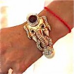 vintage ciner elephant bracele