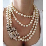 vintage ciner pearl necklace