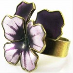 vintage david andersen sterling enamel ring