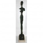 vintage giacometti bronze sculpture z