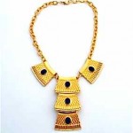 vintage marbel necklace