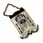 vintage micro beaded native american design bakelite hand purse