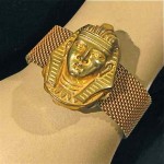 vintage miriam haskell king tut bracelet