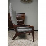 vintage reupholstered adrian pearsall chair z