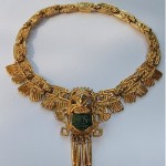 vintage salvador teran for marbel mask necklace