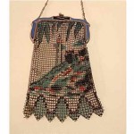 vintage whiting and davis lighthouse mesh handbag