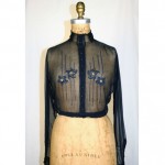 antique silk chiffon blouse z