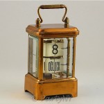 vintage 1900s ansonia brass flip clock