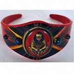 vintage 1920s hand painted king tut celluloid bracelet