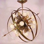 vintage 1950s sputnik chandelier