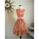vintage 1960s jr. theme dress