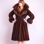 vintage 1960s russian sable and mink coat