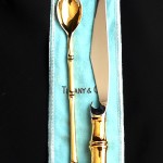 vintage 1961 tiffany sterling bamboo pattern bar set