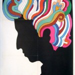 vintage 1967 milton glaser poster of bob dylan