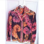 vintage 1970s pucci silk blouse