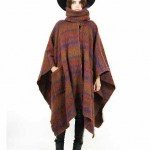 vintage 1970s wool poncho cape sweater