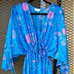 vintage 1970s zandra rhodes silk dress