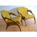 vintage adrian pearsall craft associates chairs z