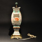 vintage chinese porcelain lamp