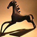 vintage hagenauer bronze horse figurine