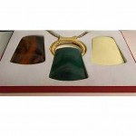 vintage lanvin lucite interchangeable necklace set