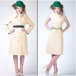 vintage mid-century gino rossi dress and coat set
