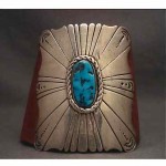 vintage navajo turquoise silver ketoh bracelet