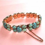 vintage turquoise stone bracelet