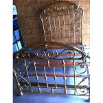 antique 1800s french brass bed z