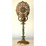 vintage 1920s bronze boudoir lamp z