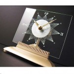 vinatge mid-cetury sunburst mastercrafters clock