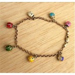 vintage 14k ladybug charm bracelet