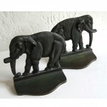 vintage 1930s art deco bronze bookends z