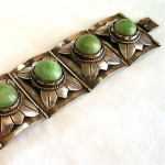vintage 1930s mexican sterling silver bracelet