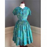 vintage 1950s day dress